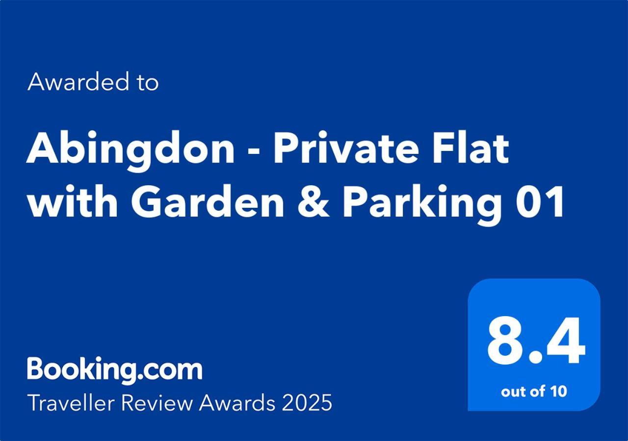 Abingdon - Private Flat With Garden & Parking 01 Apartment Exterior foto